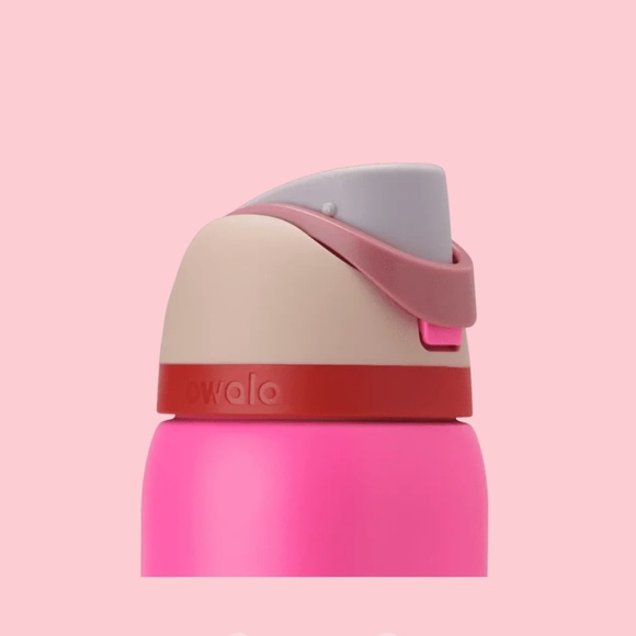 OWALA 32OZ FreeSip Insulated Stainless Steel Water Bottle PINK CAN YOU SEE ME - Picture 3 of 5